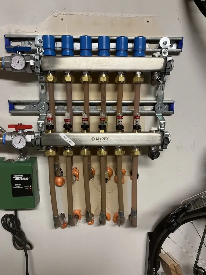 Plumber performing Leak Detection at a residential property in Brooksville